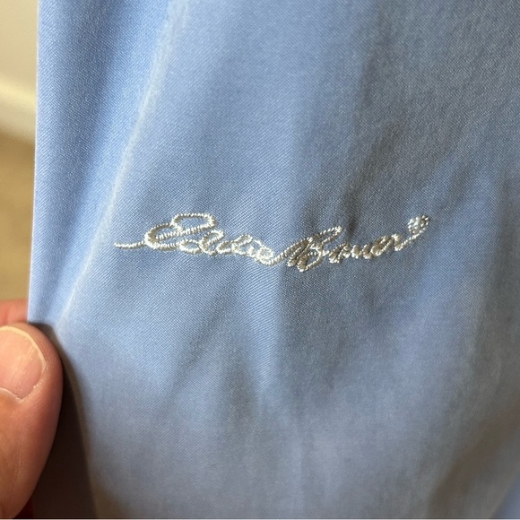 Eddie Bauer Golf Blue Quarter-Zip Pullover Windshirt Women's Size XL NWT - Picture 6 of 13